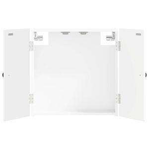 vidaXL Arm&aacute;rio para Dartboard EDE Branco Brilhante