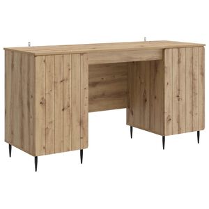 vidaXL Mesa Carvalho Arttisan Derivados de Madeira 142,5 x 50 x 75 cm