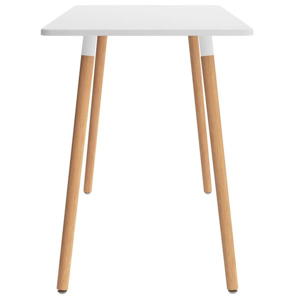 vidaXL Conjunto de jantar 5 pe&ccedil;as 120x60 cm turquesa e preto