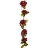 vidaXL Grinaldas de flores 6 pcs 250 cm vermelho-tinto