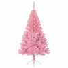 vidaXL &Aacute;rvore de Natal Artificial Pr&eacute;-iluminada Rosa 120 cm PVC