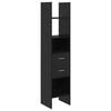 vidaXL Gabinete de Livros 2 n&iacute;veis 40 x 35 x 180 cm Carvalho preto