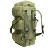 vidaXL Saco de lona estilo militar 3-em-1 45 L verde azeitona