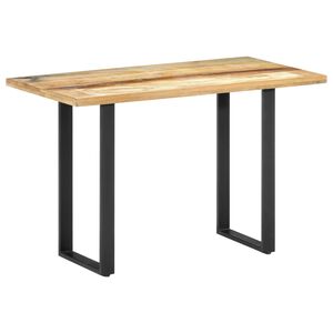 vidaXL Mesa de jantar 120x60x76 cm madeira recuperada maci&ccedil;a