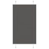 vidaXL Preto Plissada Cega 80x150 cm Largura Tecido 79,4 cm Poli&eacute;ster
