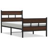 vidaXL Cama sem colch&atilde;o com cabeceira e p&eacute;s 100x190 cm
