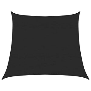 vidaXL Para-sol estilo vela trap&eacute;zio 160 g/m&sup2; 4/5x4 m PEAD preto
