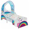 Worlds Apart Cama infantil com gaveta unicórnio 142x77x128 cm