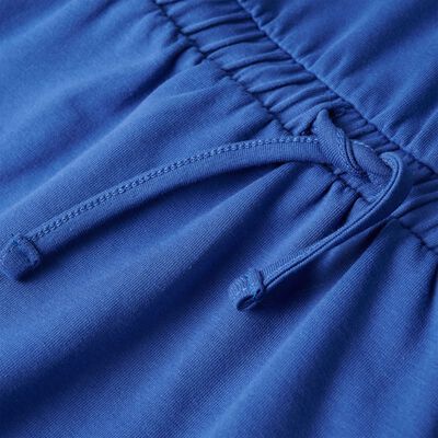 Vestido de criança com cordão azul-cobalto 92