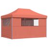 vidaXL Tenda de Festa Terracota 279 x 410 x 315 cm Tecido Oxford