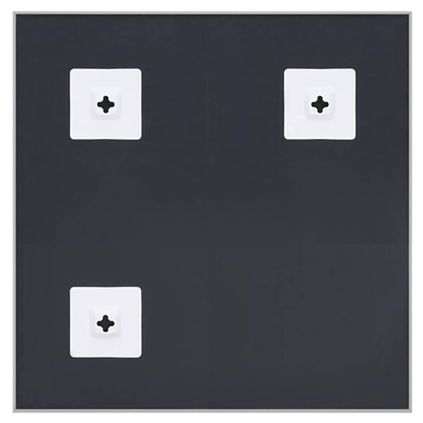 vidaXL Espelho 60x60 cm prateado