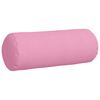 vidaXL Almofadas de Apoio 2 pcs Rosa Ø 25 x 70 cm tecido