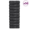 vidaXL Toalhas de bid&eacute; premium SOLUND 50pcs 30x50cm 600 gsm antracite
