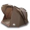 vidaXL Tenda de pesca para 4 pessoas imperme&aacute;vel castanho