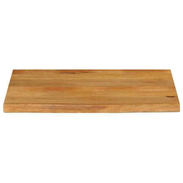 vidaXL Tampo de mesa c/ borda viva 90x60x3,8 cm mangueira maci&ccedil;a