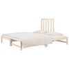 vidaXL Estrutura sof&aacute;-cama de puxar 2x(90x190) cm pinho maci&ccedil;o