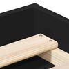 vidaXL Estrutura de cama 120x200 cm preto