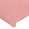 vidaXL Cama boxspring com colch&atilde;o 120x200 cm veludo rosa