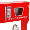 vidaXL Cozinha de brincar para crian&ccedil;as MDF 84x31x89 cm vermelho