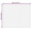 vidaXL Manta pesada 15 kg 220x260 cm tecido creme-claro