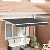 vidaXL Toldo Retr&aacute;til Manual Antracite 300 x 200 cm Poli&eacute;ster e Metal