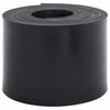 vidaXL Borda de borracha para arado de neve preto 300x15x1 cm