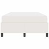 vidaXL Estrutura da Cama com colch&atilde;o Creme 120 x 200 cm tecido