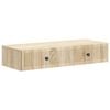 vidaXL Mesa Lateral de Parede Carvalho Sonoma 87,5 x 34,5 x 17 cm