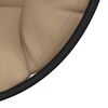 vidaXL Cadeira em forma de ovo suspensa c/ suporte vime/a&ccedil;o antracite