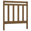 vidaXL Cabeceira de cama 106x4x100 cm pinho maci&ccedil;o castanho mel
