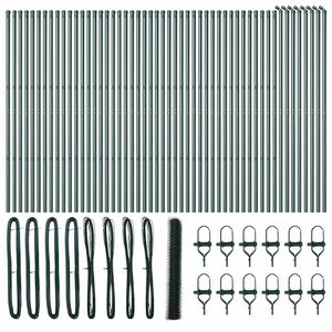 vidaXL Poste de Cerca Verde