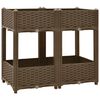 vidaXL Canteiro elevado 80x40x71 cm polipropileno
