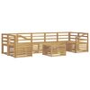 vidaXL Conjunto de Sof&aacute;s para Exterior 8 pcs Branco