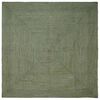 vidaXL Tapete de &Aacute;rea Verde-Azeitona 200 x 200 cm Juta