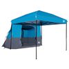 vidaXL Conjunto de Tenda de Camping 2 pcs Azul Tafet&aacute; e Tecido