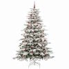 vidaXL &Aacute;rvore de Natal Articulada Artificial Branco 240 cm PE e PVC