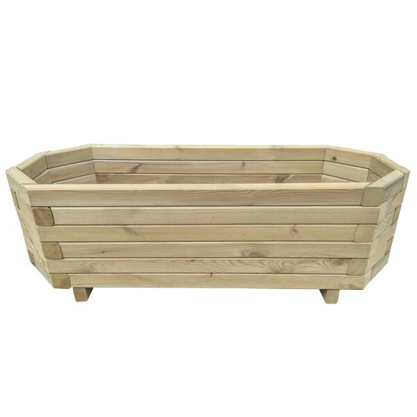vidaXL Canteiro elevado para jardim 80x32x31 cm pinho impregnado