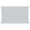 vidaXL Vela de sombra solar Cinza Claro e Branco 8 x 5 m
