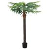 vidaXL Palmeira phoenix artificial com vaso 215 cm verde