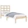 vidaXL Estrutura cama pequena solteiro 75x190 cm madeira maci&ccedil;a