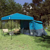 vidaXL Conjunto de Tenda de Camping 2 pcs Azul Tafet&aacute; e Tecido