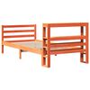 vidaXL Cama sem colch&atilde;o 90x200 cm pinho maci&ccedil;o castanho-mel