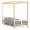 vidaXL Estrutura de cama infantil 80x160 cm pinho maci&ccedil;o