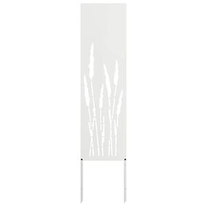 vidaXL Tela de Privacidade para Jardim Fretwork Branco 32 x 140 cm