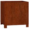 vidaXL Vasos/floreira c/ pernas 2pcs 40x40x40cm a&ccedil;o corten enferrujado