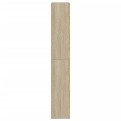 vidaXL Sapateira 60x21x125,5 cm derivados de madeira carvalho sonoma