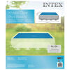 Intex Cobertura para piscina solar 378x186 cm polietileno azul