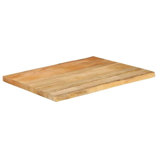 vidaXL Tampo de mesa c/ borda viva 70x60x3,8 cm mangueira maci&ccedil;a
