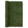 vidaXL Cerca Artificial Verde Claro 1,5 x 6 m PVC e A&ccedil;o