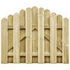 vidaXL Port&atilde;o de jardim 100x75 cm pinho impregnado